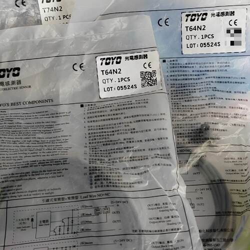 TOYO东佑达光电传感器T64N2全新原装3个装带包-议价