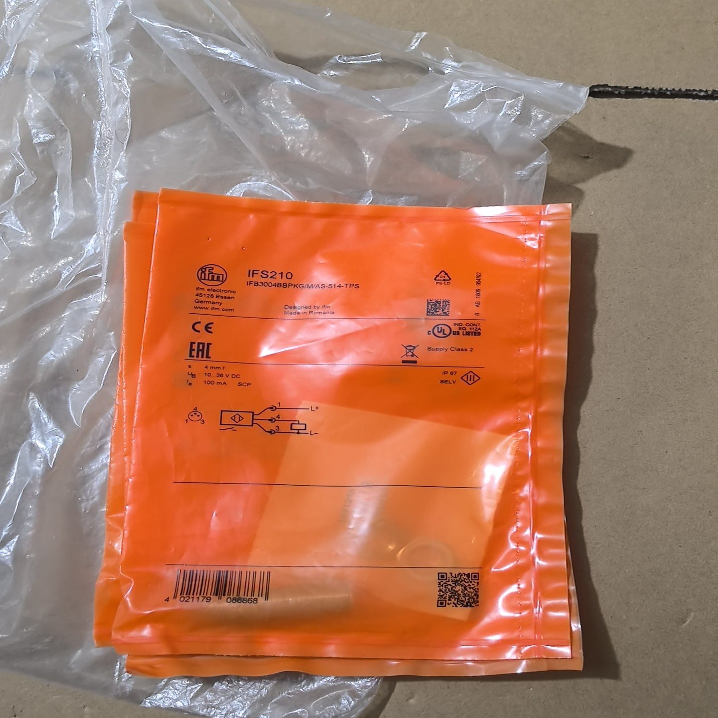 【议价】德国IFM易福门IFS210M12电感式接近开关传感