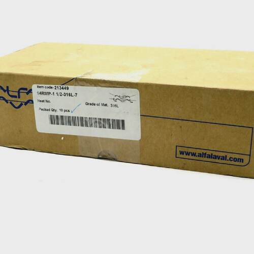 10 NEW ALFA LAVAL 14RMP1 12316L7 SLEEVE 213449 14RMP112316L7