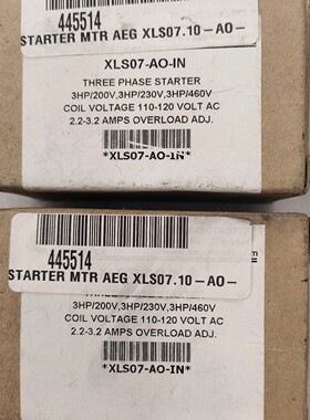 询-AEG接触器XLS07.10A0AC110