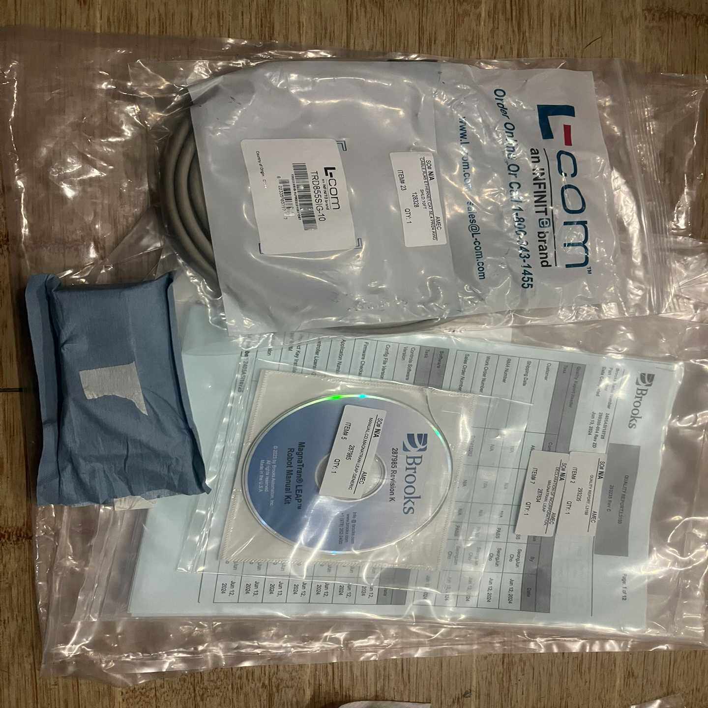 布鲁克斯BROOKS机器手说明光盘CD一套-议价