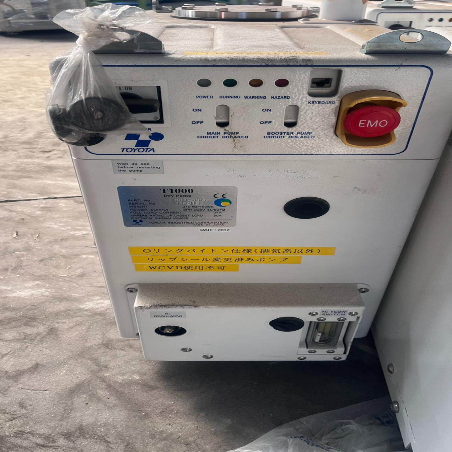 TOYOTA/真空泵,型号T1000和T1800-H控制器,~询价