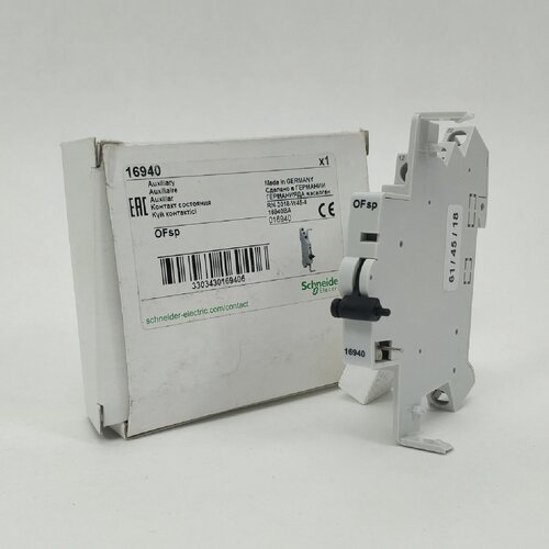 寻XSchneider Electric 16940 Auxiliary Contact  1 NC  1 OC