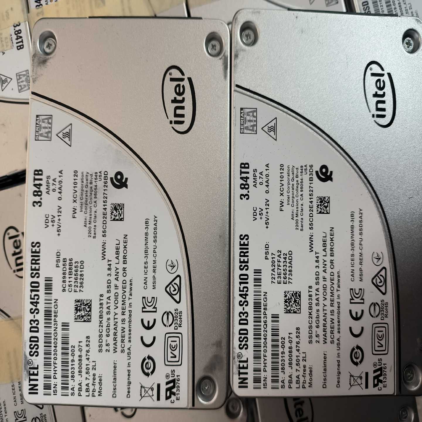 议价~英特尔 S4510系列 3.84T SSD SATA  6G