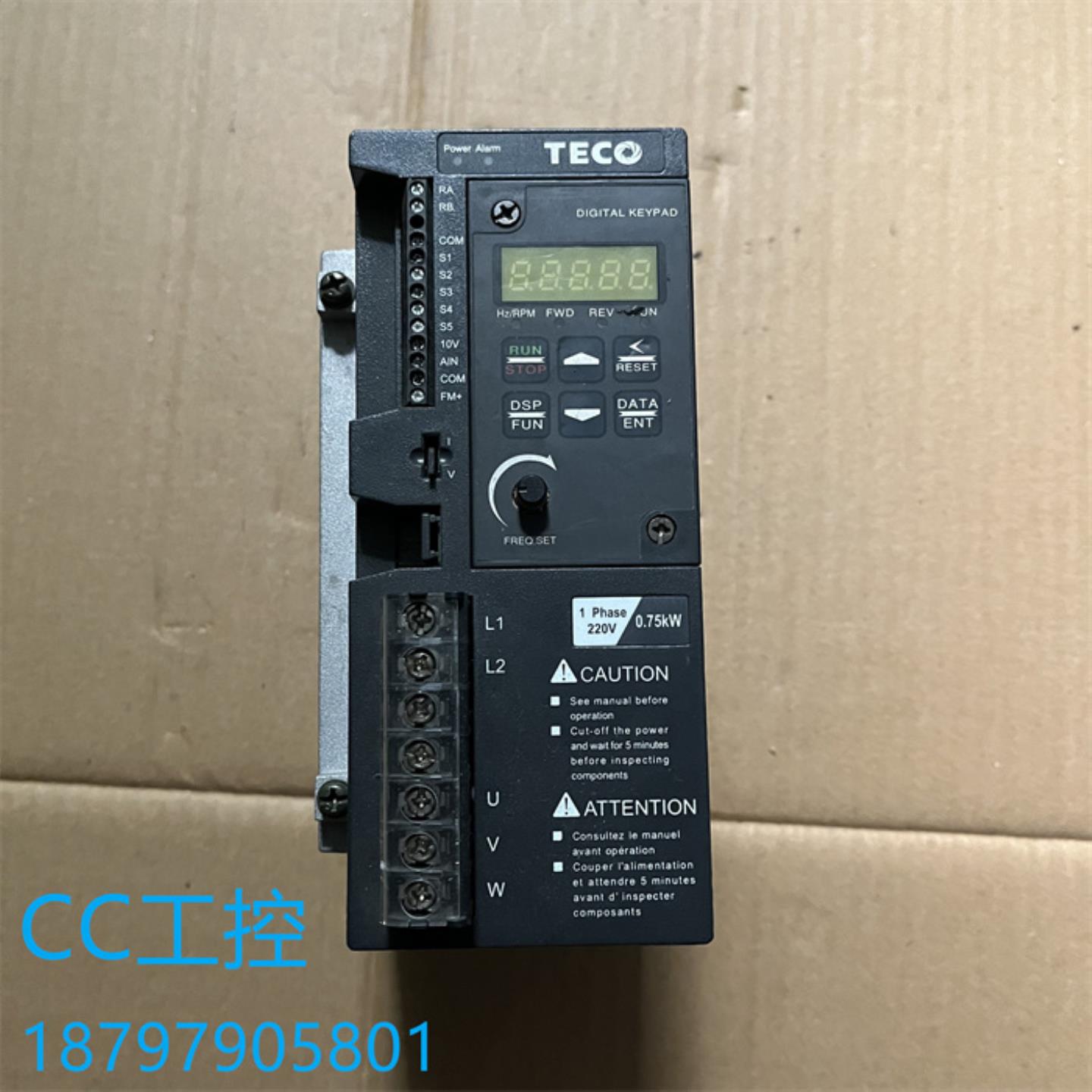 9新东元台安变频器 S310-201-H1DC 220V 075KW S317-201-H1D