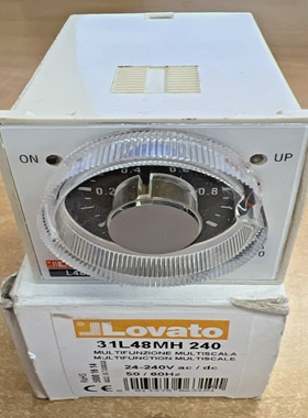 Lovato31L48MH240TimeRelay,Multivoltage&MultiscaleHour