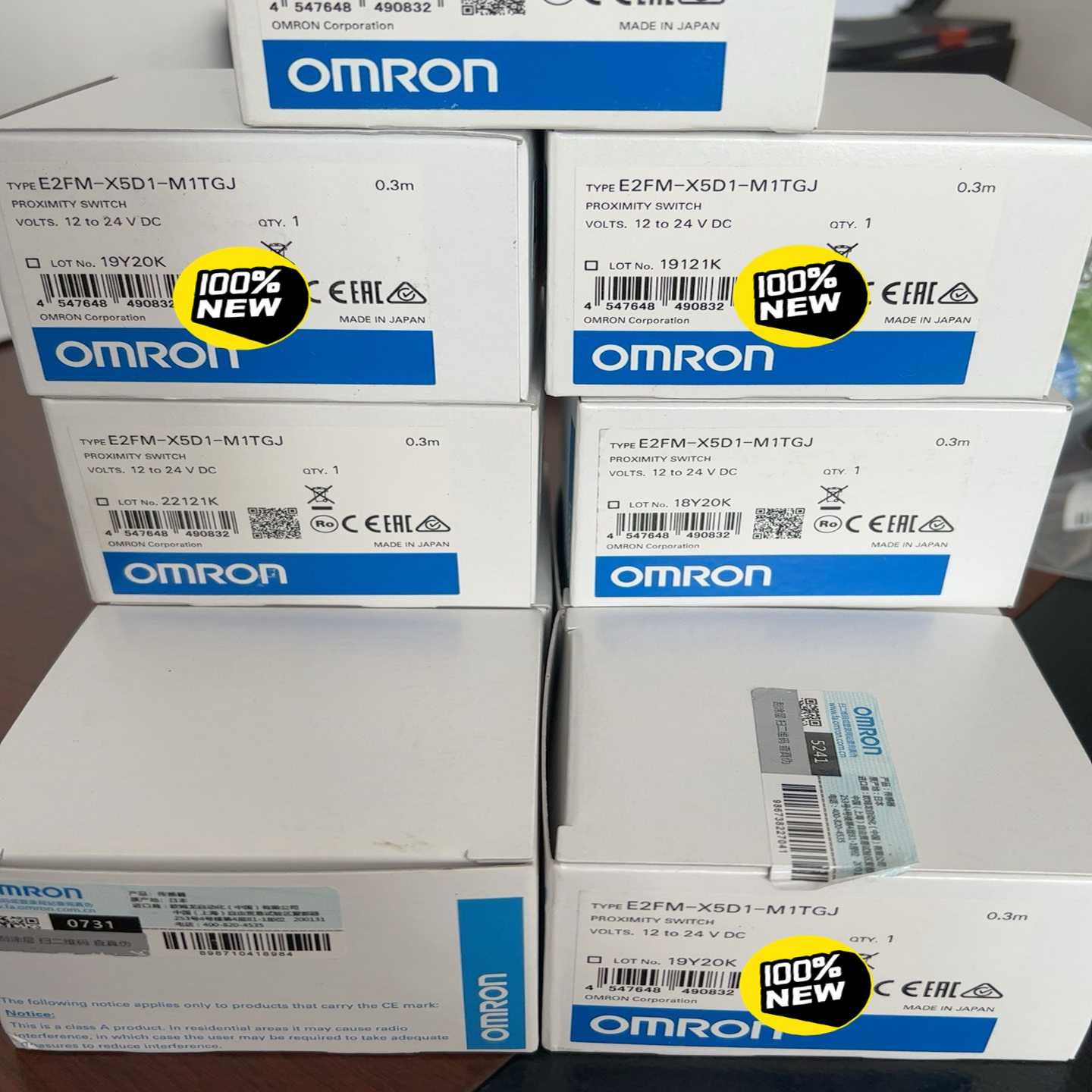 Omron/接近开关传感器E2FM-X5D1-M1~询价