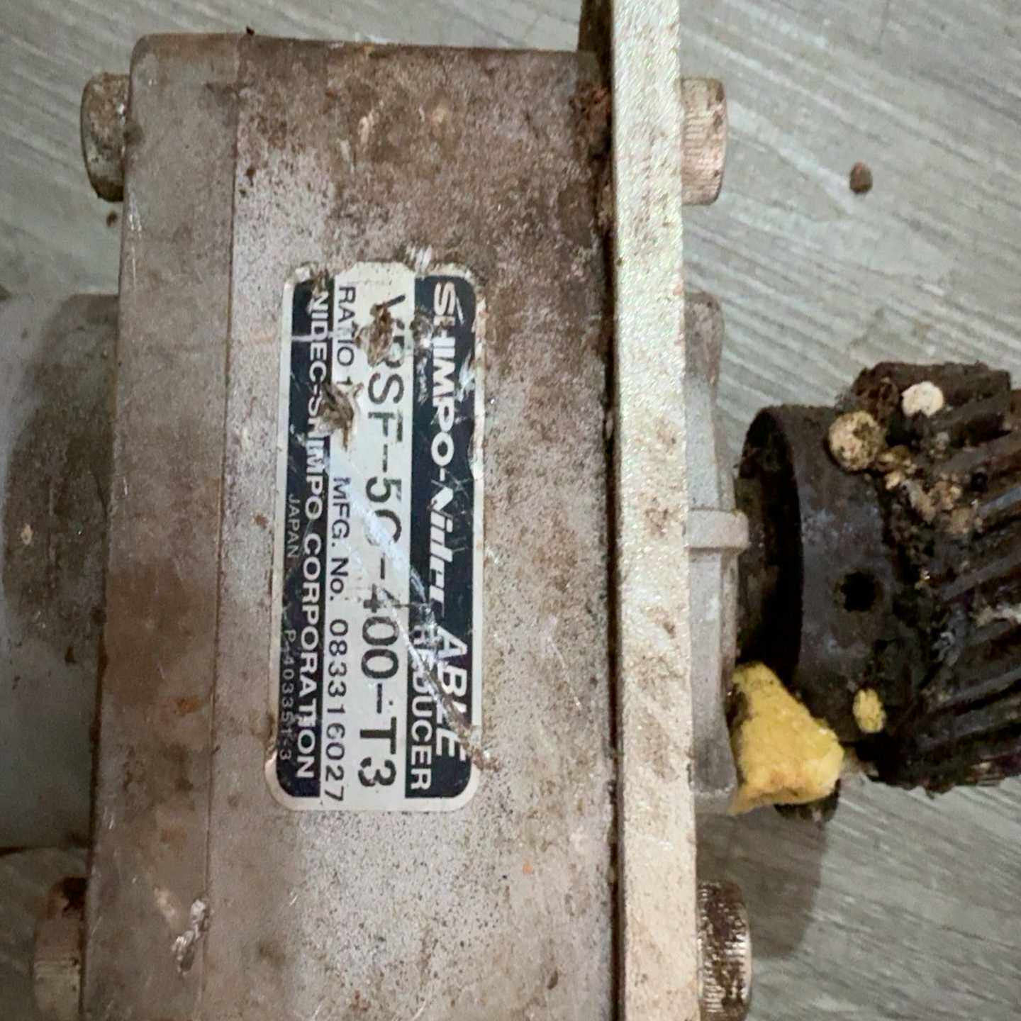 日本5：1行星减速箱VRKF-S5C-400-Z安装中心--议价商品