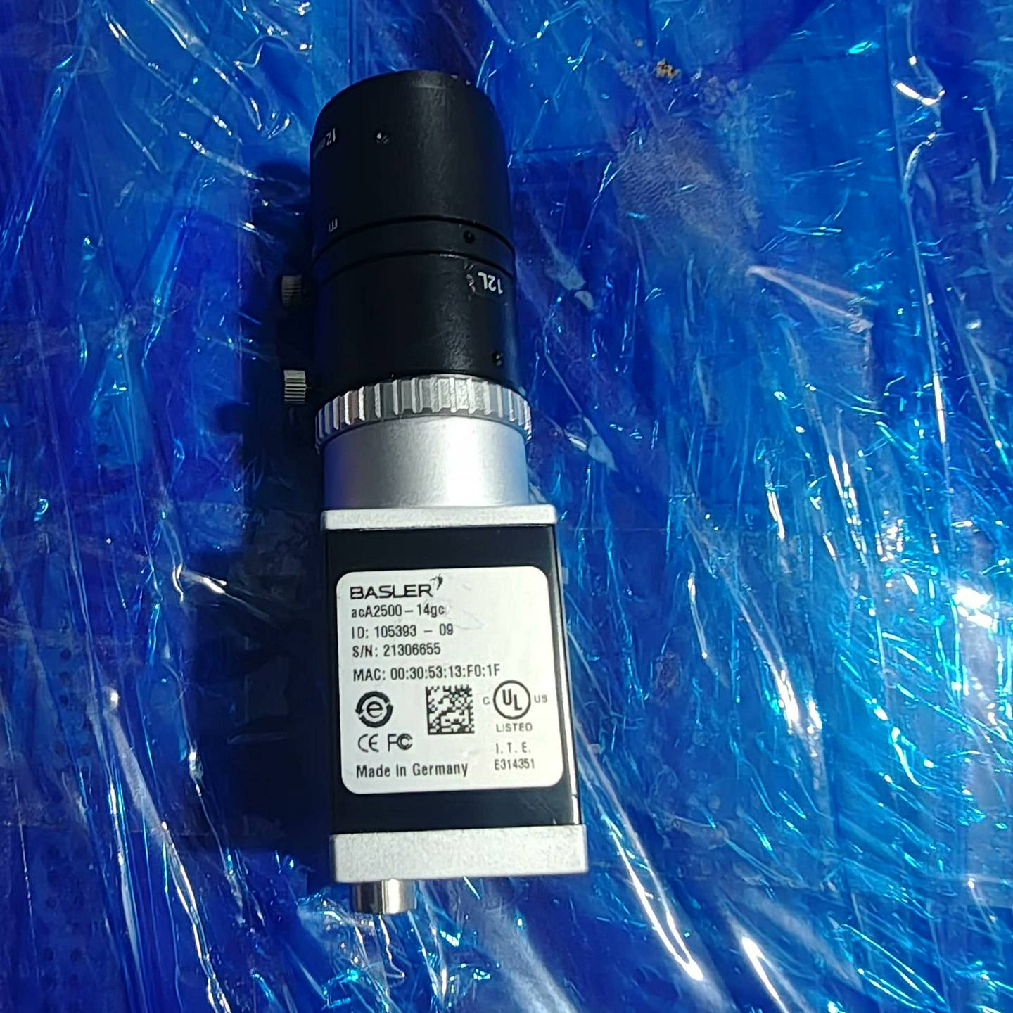 BASLER巴斯勒二手工业相机acA2500-14gc--议价商品