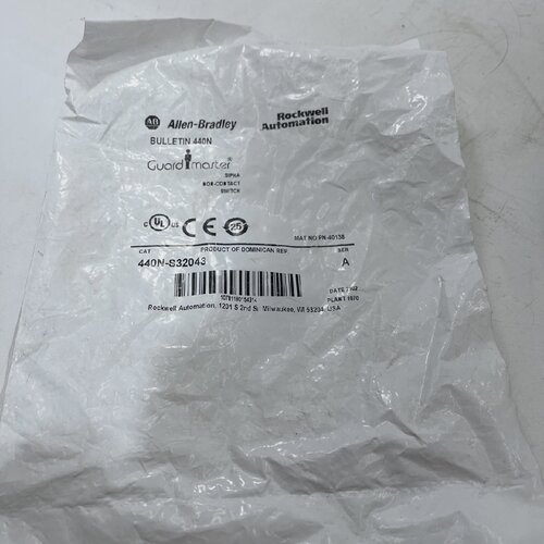ALLENBRADLEY 440NS32043 Only Safety Switch SIPHA GD2 SWITCH