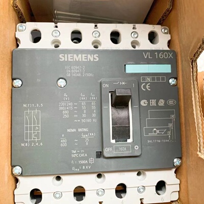 西门子3VL17161EH43OAAO4P160A议价