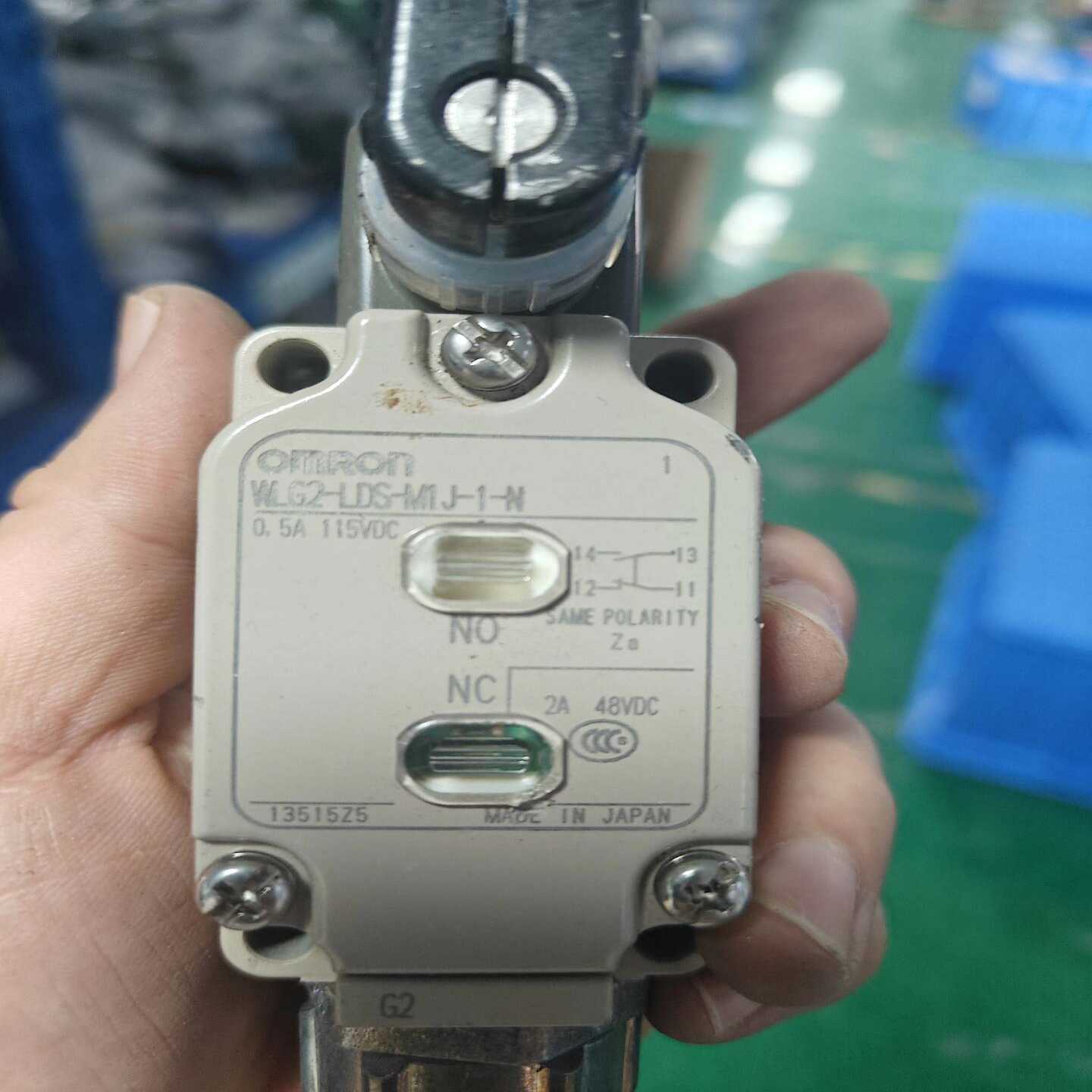 欧姆龙行程开关WLG2-LDS-M1J-1-N，日本原产，实-议价