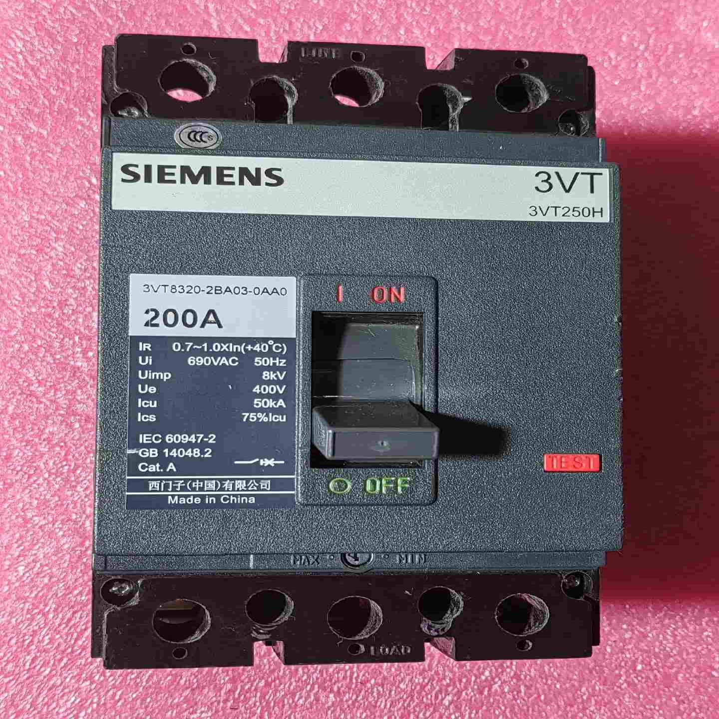 3VT8320-2BA03-0AA0断路器200A,3~询价