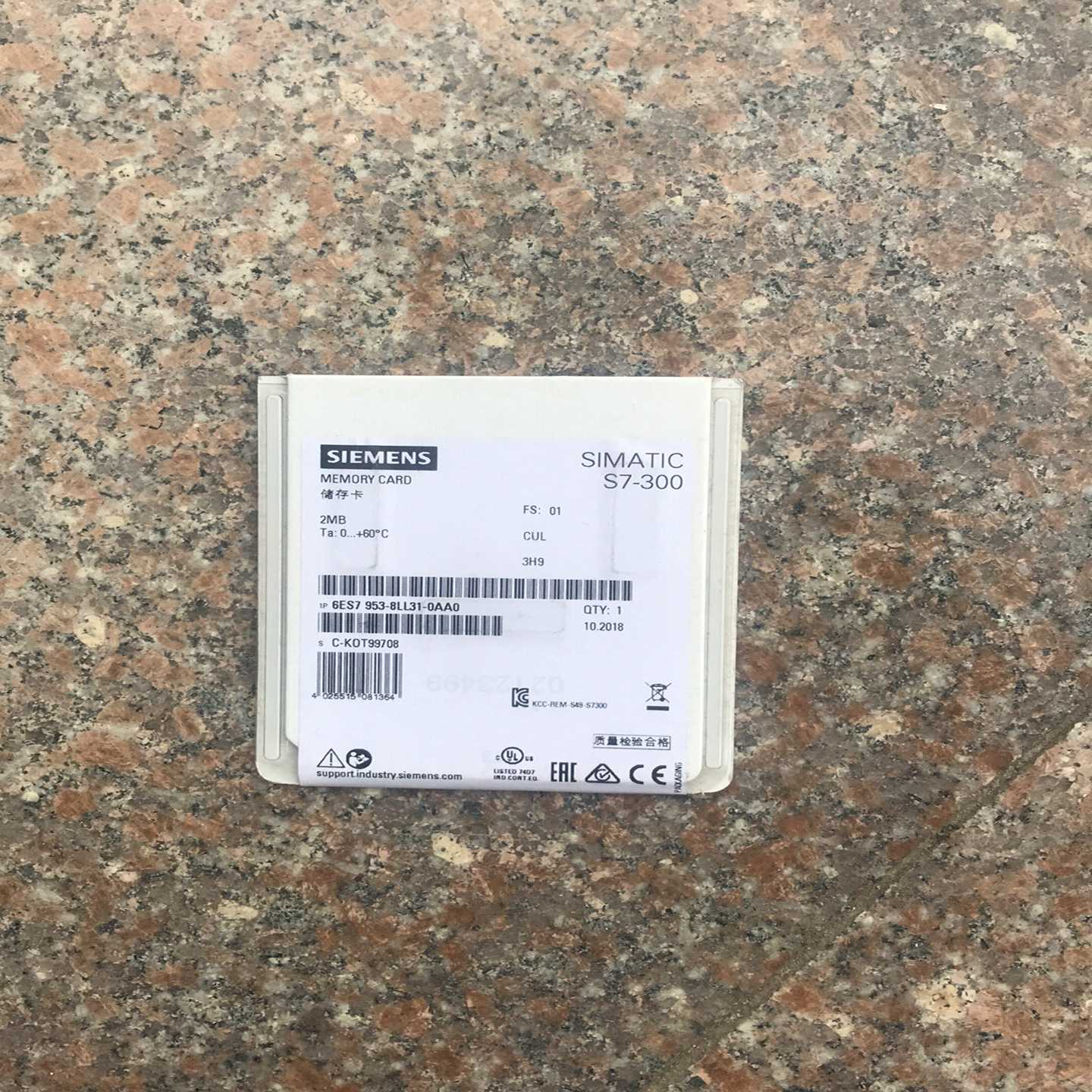 全新西门子S7300MMC卡2MB-询价客服