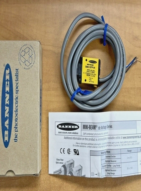 BannerSM312FP1HMiniBeamFibreOpticSensor60906*Newin