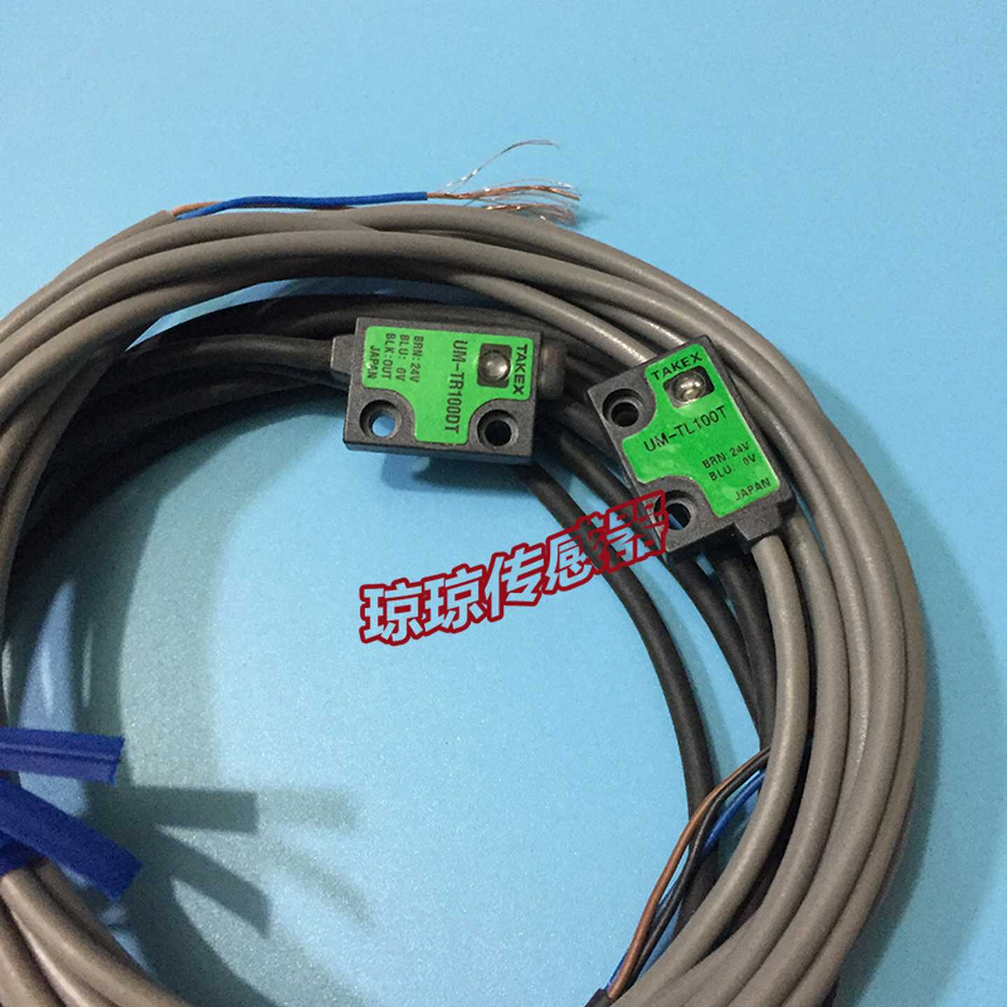 TAKEX竹中UM-T100DT(UM-TR100DTUM-TL100T)对射光电开关传感器