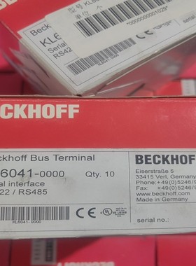 德国倍福模块KL6041原装正品KL6041-0000，无其--议价商品