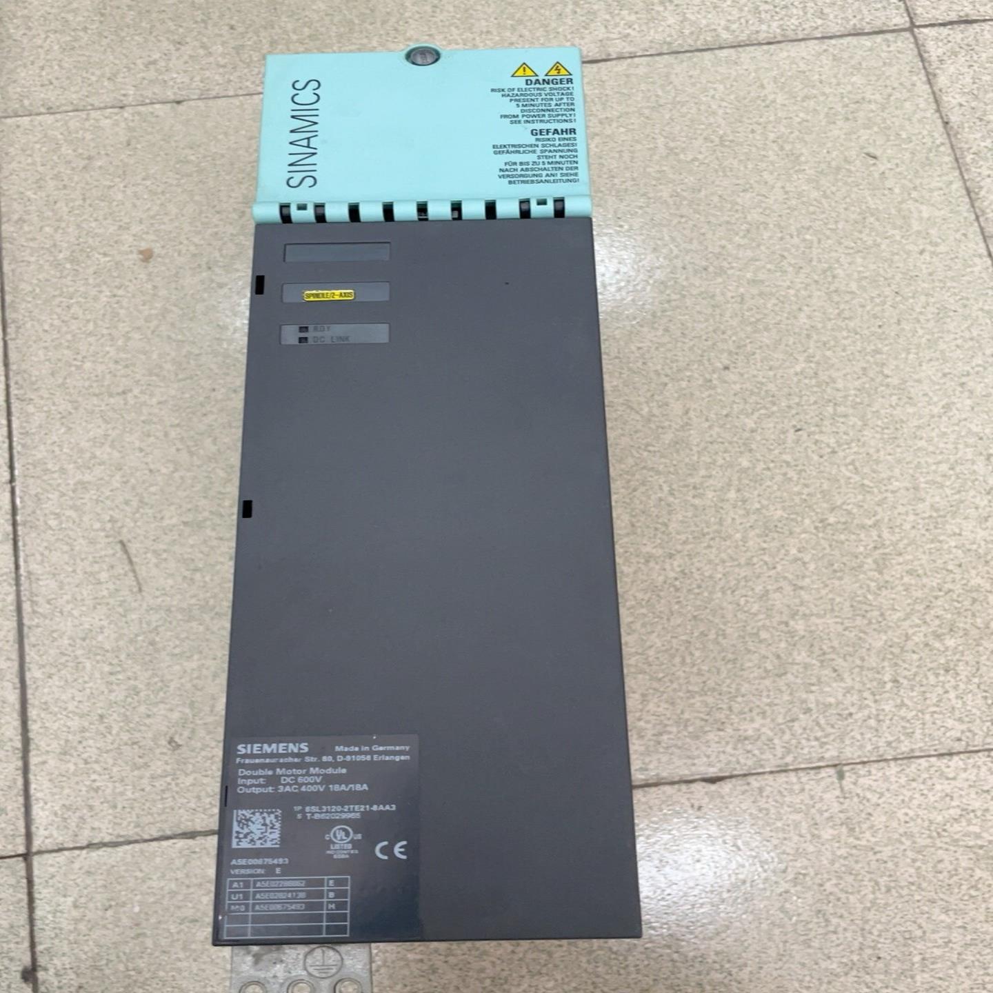 双轴18A驱动器6SL3120-2TE21-8AA3询价