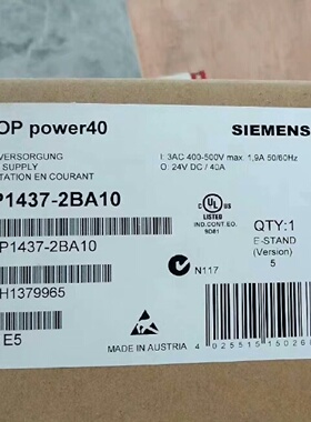 SITOP开关电源6EP14362BA106EP1437-询