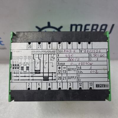 Ime Aw2R Rel Allarme V440 Hz 5060 A20015 Gamma 0...150Kw