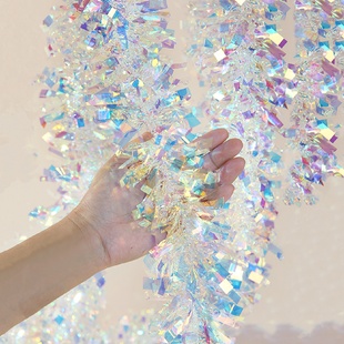 彩带炫彩拉花藤条彩条元旦圣诞教室结婚室内生日节日装饰装扮布置