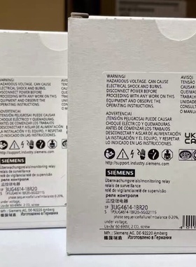 继电器3UG46141BR20三相电压监控继电器