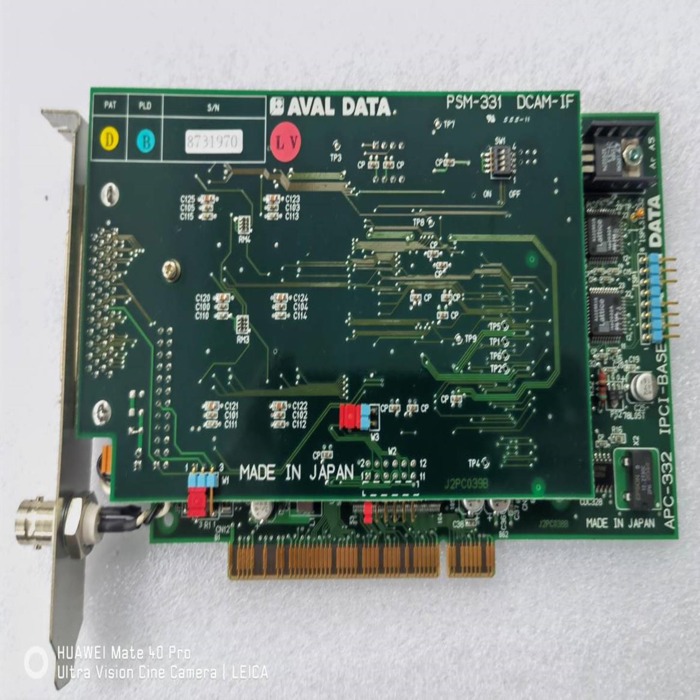 配件AVAL DATA 图像采集卡PSM-331 DCAM-IFAPC-332IPCI-BASE议价