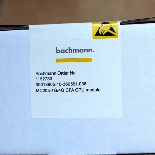 全新巴赫曼MC205-1G/4G CFA CPU模块—议价