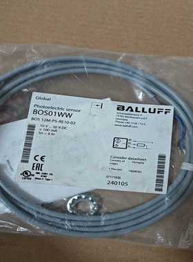 BALLUFF全新原装BOS01WW巴鲁夫光电开关传感器BO