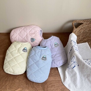 夹棉无袖马甲家居服宠物猫咪狗狗泰迪雪纳瑞比熊马尔济斯博美背心