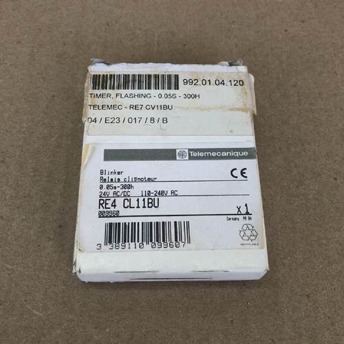 TELEMECANIQUE RE4 BLINKER Timer FLASHER RE4CL11BU 09960