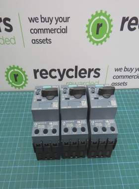 Siemens3RV2011-1JA10Setof3CircuitBreakers
