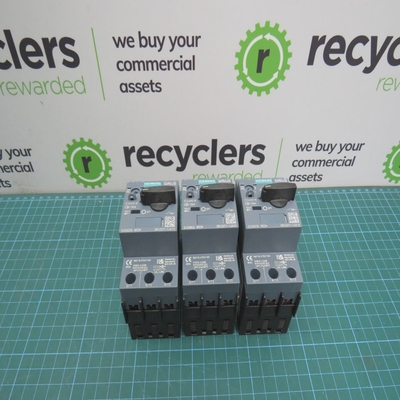 Siemens3RV2011-1JA10Setof3CircuitBreakers