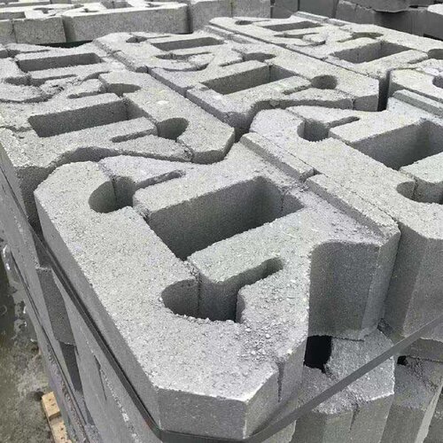 自嵌式挡土块劈裂挡土墙挡土砖河道景观挡墙砌块干垒生态砌
