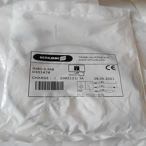 雄克IN 80/S-M8  0301478 SCHUNK雄克拍前询价