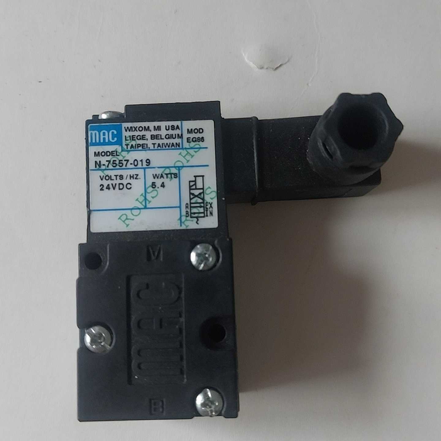 美国MAC电磁阀N-7557-019未装机没使用过,无(零零电子)