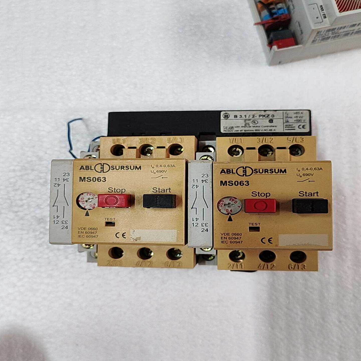 议价ABL电机马达j保护器MS063，正品拆机，成色如图，有4个，现货