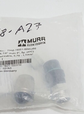 议价Murr Elektrok 7000780910000000 Stecker rade 5Polig Stift