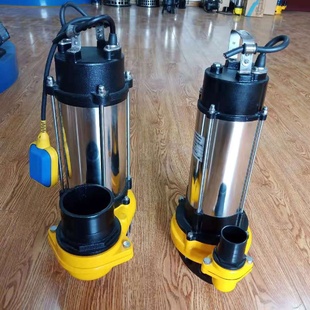V型潜水泵无堵塞排污泵380v抽水泵机220v农用灌溉家用小型污水泵