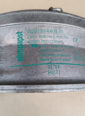 德国原装ebmpapstW2S130AA0371工业风-议价