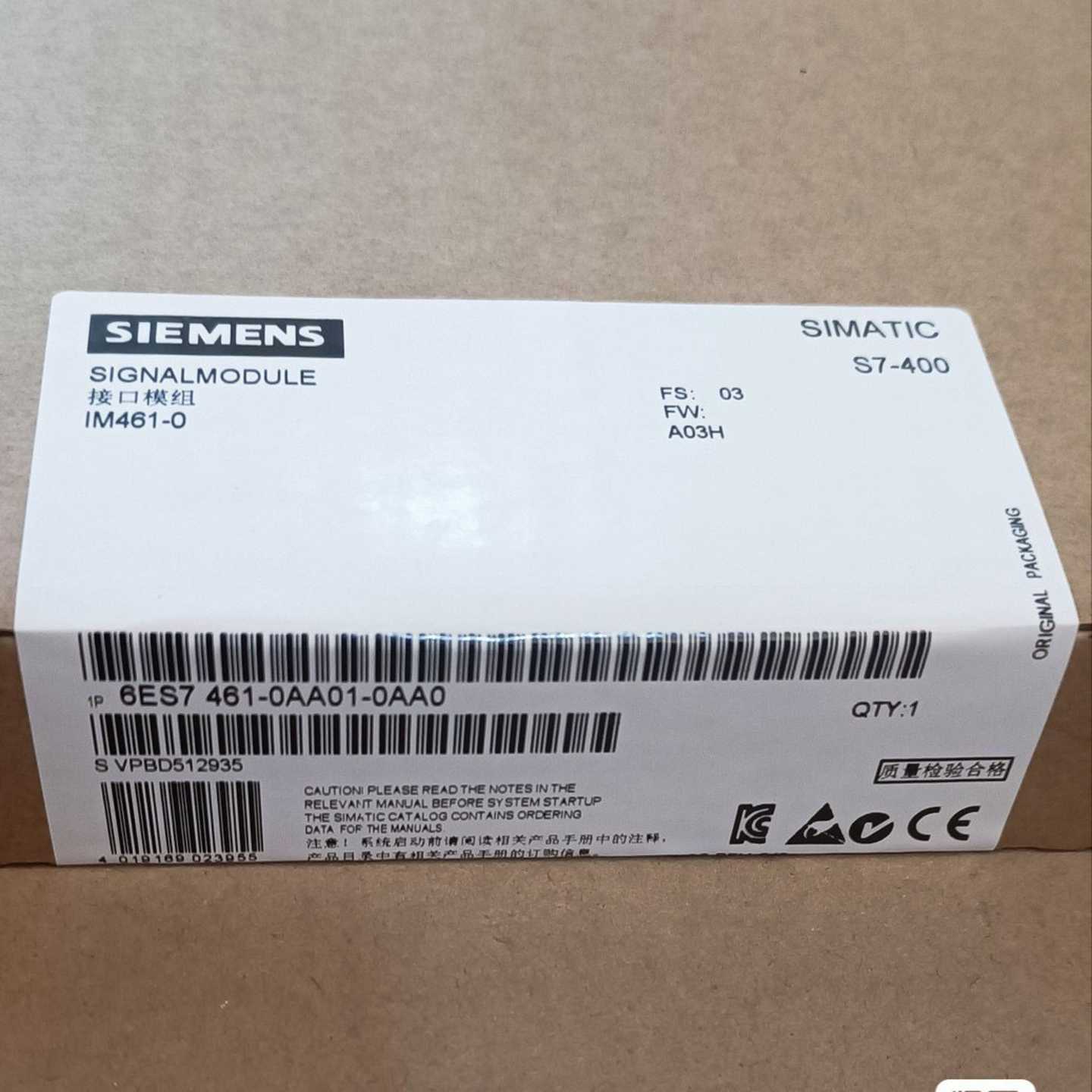 6ES7461-0AA01-0AA0，无破损询价