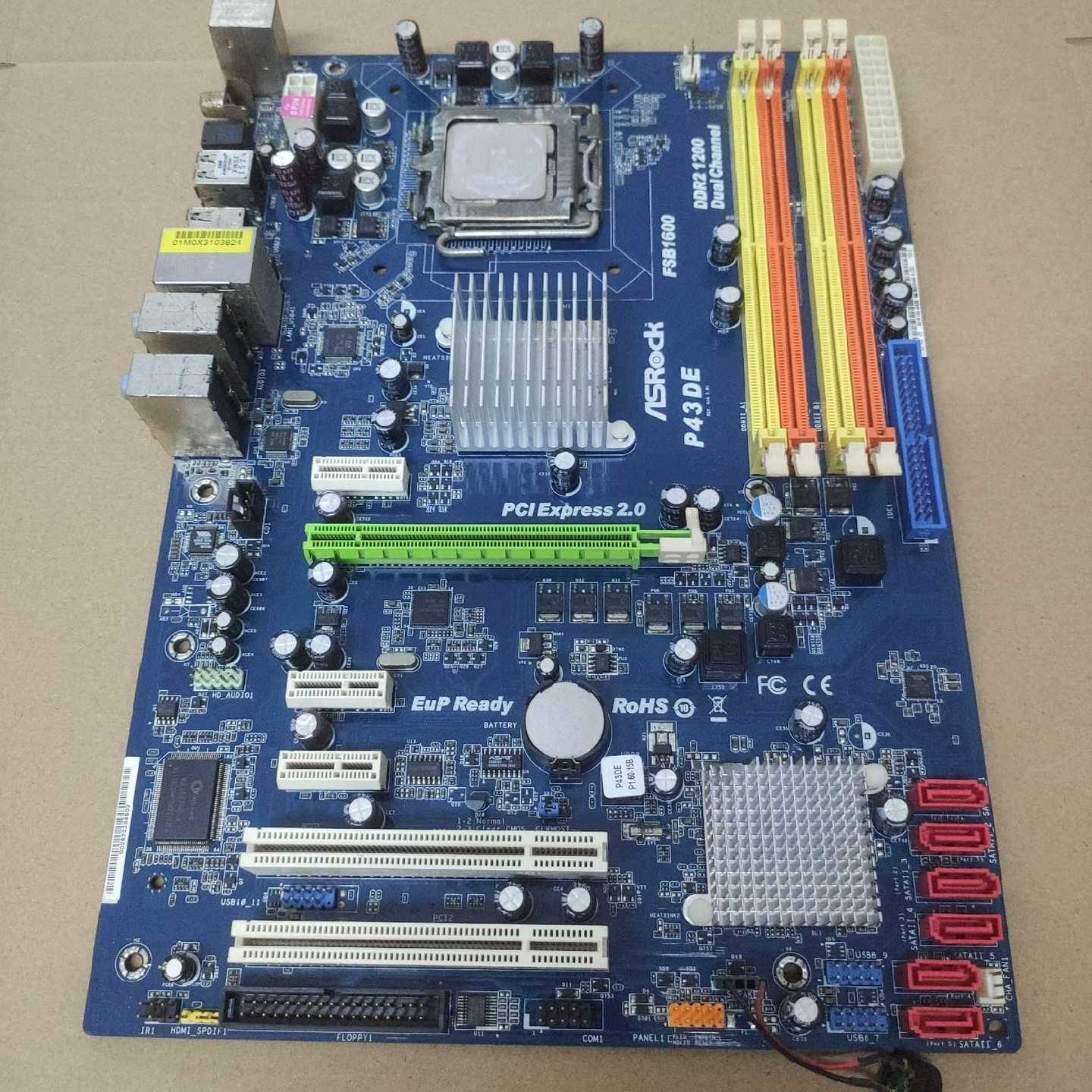 议价华擎P43DE主板P43芯片组D现货/维修
