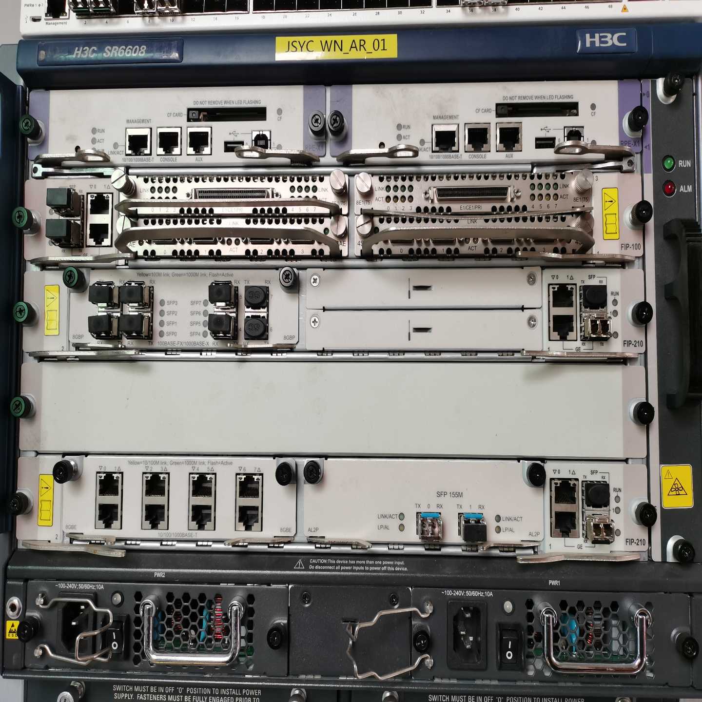 H3CSR6608带双RPE-X1引擎配卡FIP-10-议价