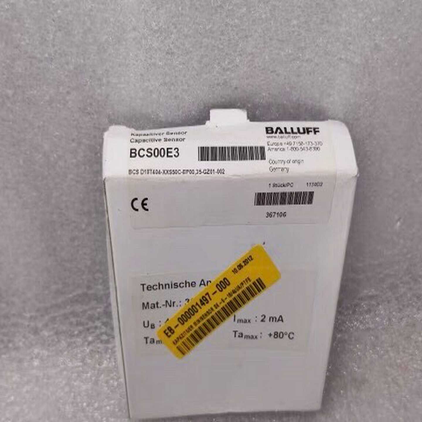 BALLUFF 电容式传感器 BCS D18T404-XXS~询价