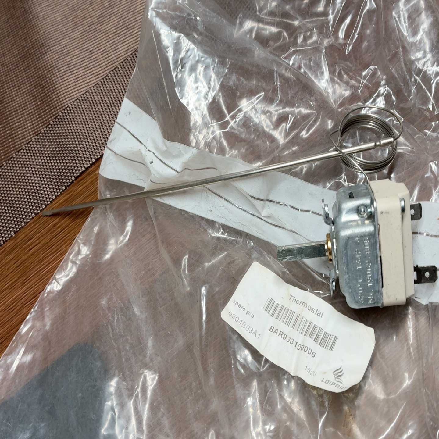 询价THERMOSTAT温控器，德国EGO型号：55.1906