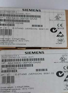 询价6SE6400-0BP00-0AA0全新原装正品44043