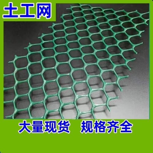 HDPE土工网CE131CE151罩面网爬藤网攀爬网山体护坡土工网垫