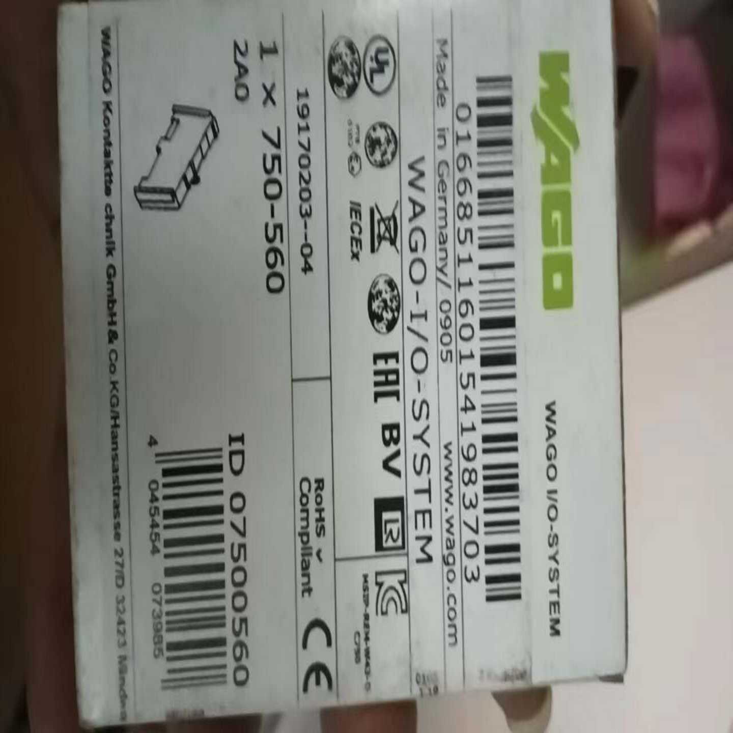 原装WAGO模块750-560，型号1750-56