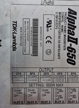 Alpha650开关电源TDKLambda议价