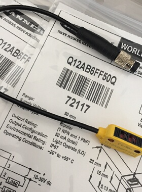 配件Q12AB6FF15QQ12AB6FF30QQ12AB6FF50Q邦纳BANNER议价